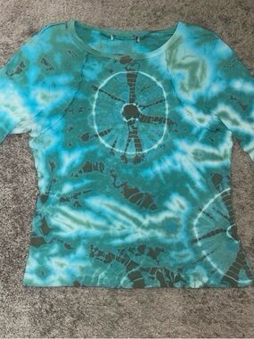 Blue Tie-dye Long Sleeve